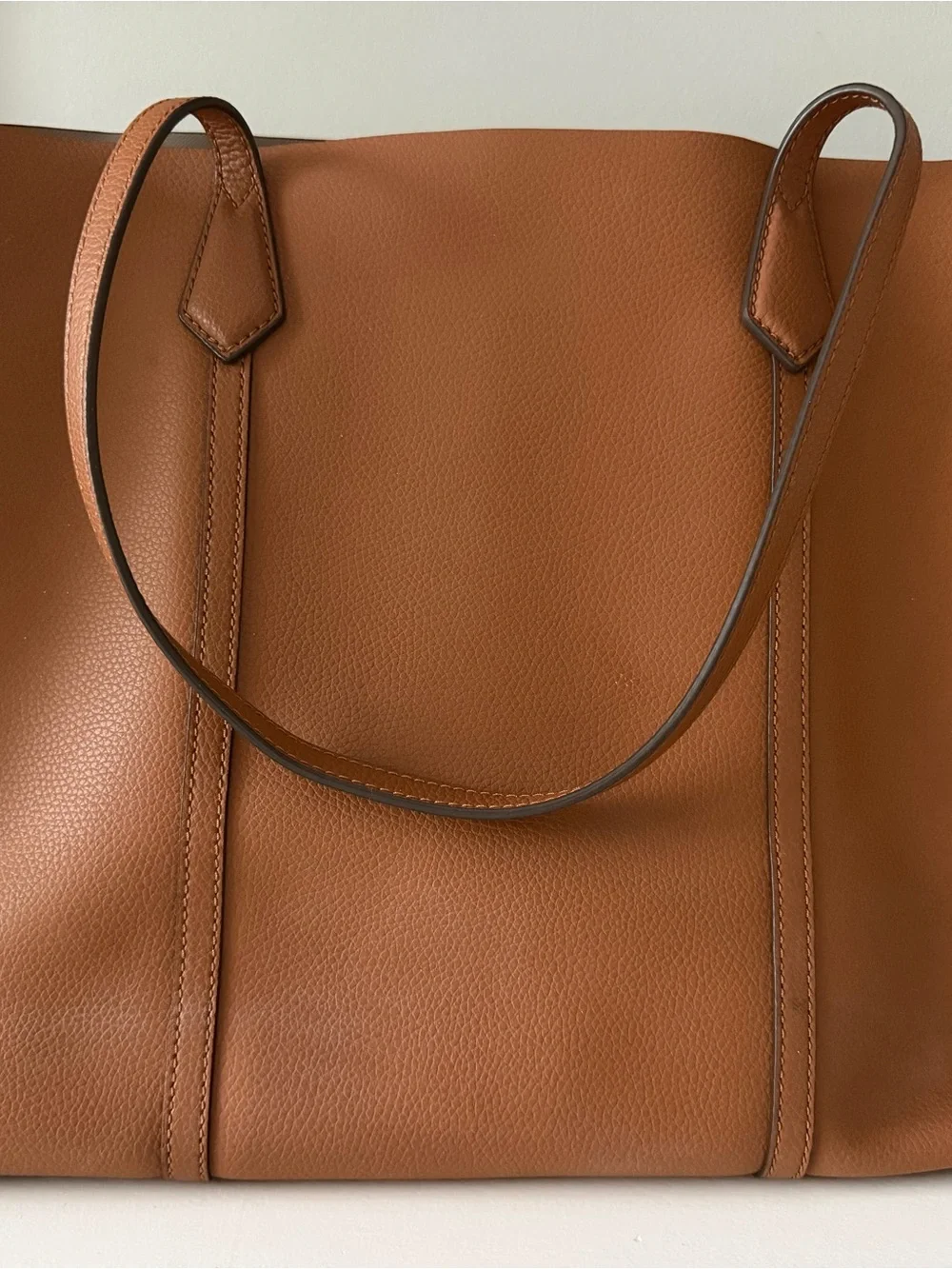 Tory Burch Cognac Leather Perry Tote